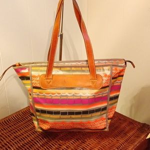 Colorful Patterned Tote Bag